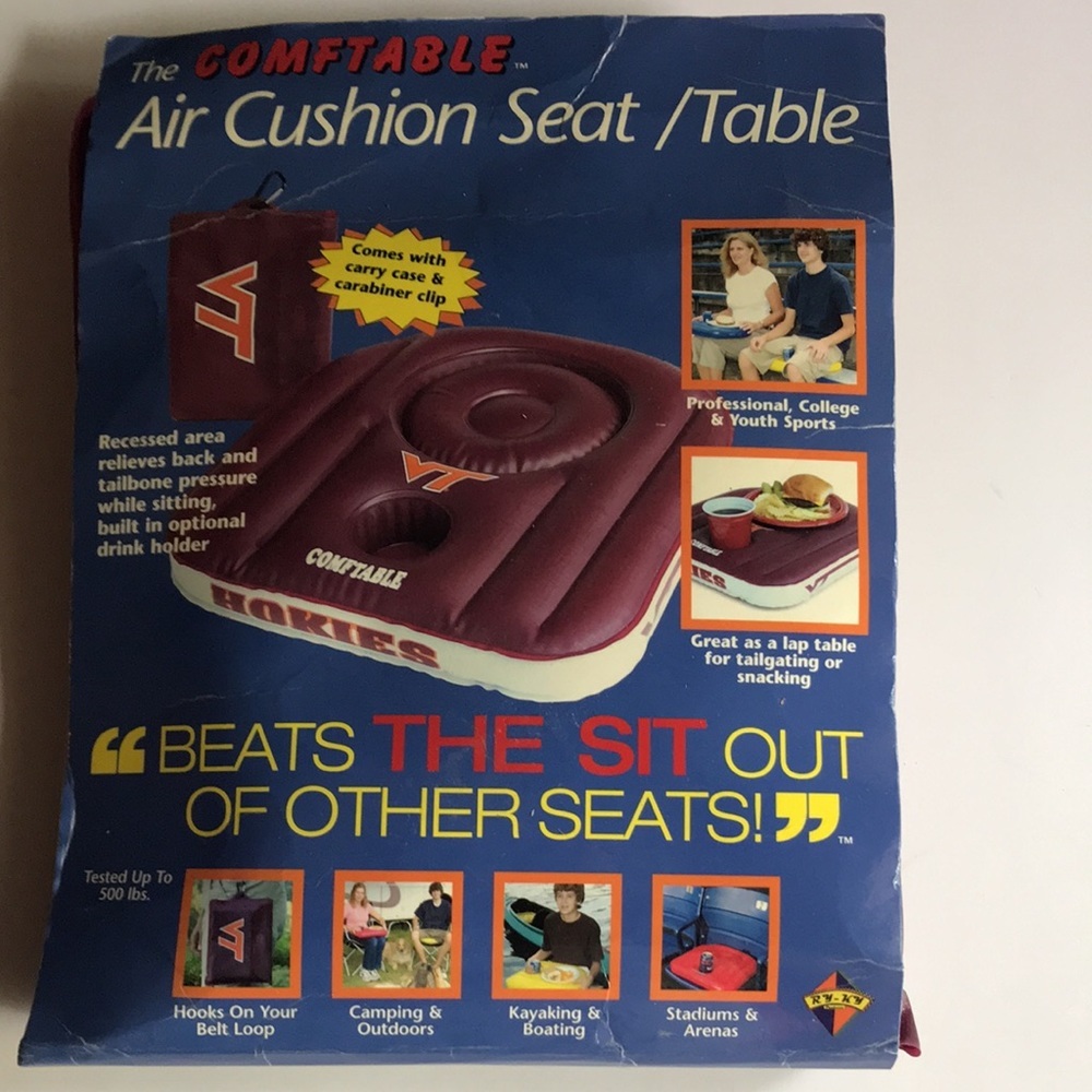 NWOT NIP VT Air Cushion Seat/Table